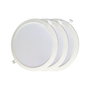 Edm Pack de 3 downlights LED encastrables ronds 18W 4000K