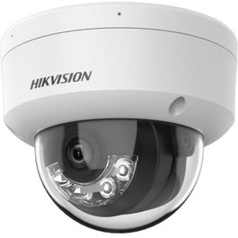Hikvision Caméra de sécurité dôme 2 MP, 2,8 mm, Blanc