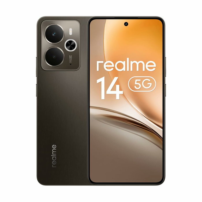 Smartphone Realme 14 5G 8-256 TIT V2 Octa Core 8 GB RAM 256 GB Marron Smartphone Realme 14 5G 8-256 TIT V2 Octa Core 8 GB RAM 256 GB Marron