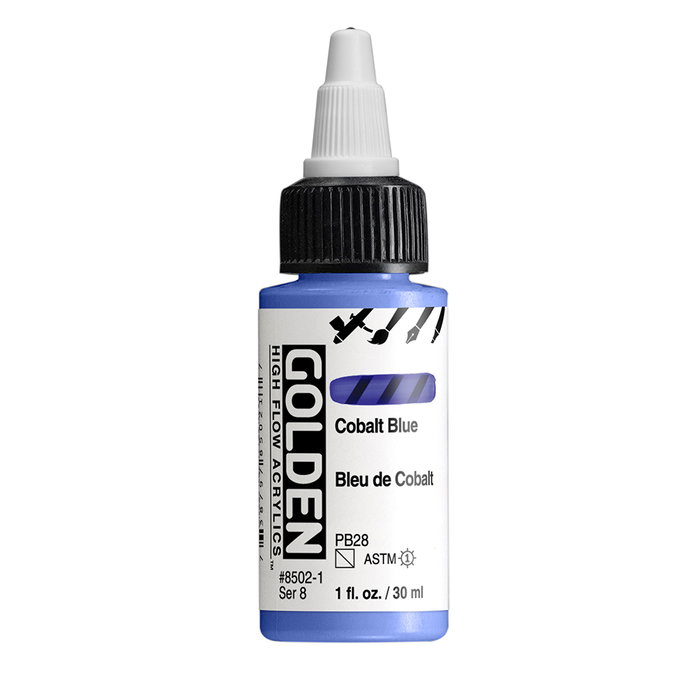 Golden Peinture Acrylique High Flow Bleu Cobalt 30 ml Golden Peinture Acrylique High Flow Bleu Cobalt 30 ml
