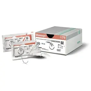 B. Braun Suture MONOSYN VIOLET 2/0 HR37 70cm 36uds Vetcare B. Braun Suture MONOSYN VIOLET 2/0 HR37 70cm 36uds Vetcare