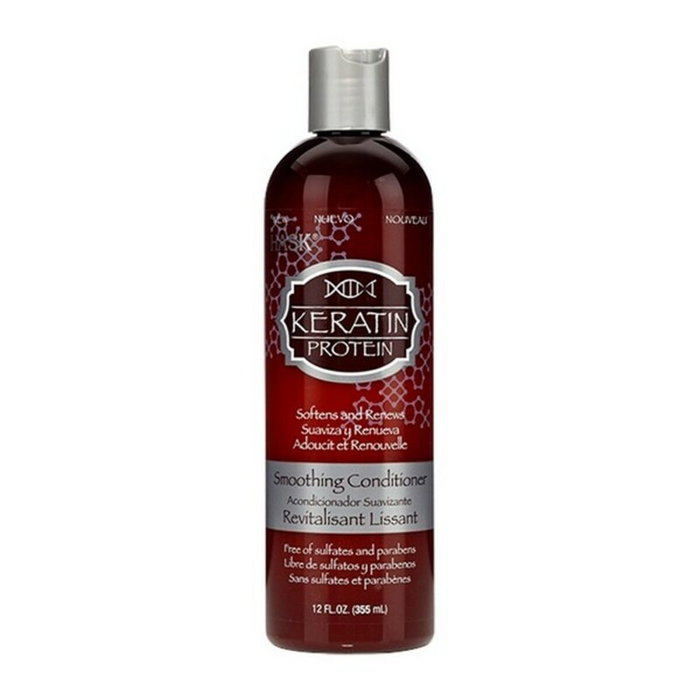 Hask Après-shampoing Lissant Kératine Protéine 355 ml