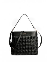 Guess Sac Sicilia pour femme en textile synthétique noir - Dimensions 29 x 9 x 24 cm - Réf. HWWG8490020BLA
