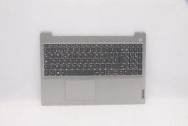 Lenovo Ensemble capot supérieur et clavier pour IdeaPad 3 15ADA05, Gris/Multicolore