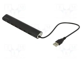 GEMBIRD Hub USB 2.0 avec 7 ports USB A, noir