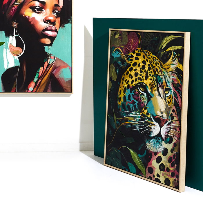 Home Deco Factory Cuadro Jungla 60x90 cm Home Deco Factory Cuadro Jungla 60x90 cm