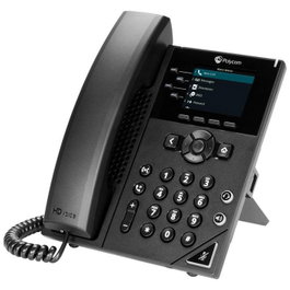 Poly VVX 250 Téléphone IP Professionnel 4 Lignes avec Écran Couleur 2,8 pouces
