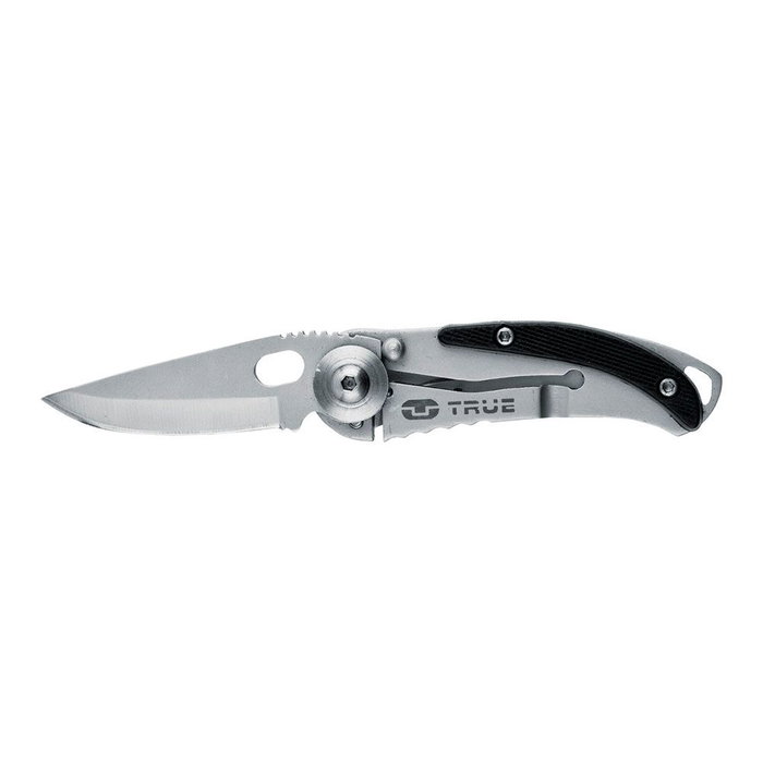 True Skeletonknife Navaja petite minimaliste argentée et noire True Skeletonknife Navaja petite minimaliste argentée et noire