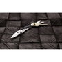 True Skeletonknife Navaja petite minimaliste argentée et noire