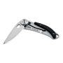 True Skeletonknife Navaja petite minimaliste argentée et noire