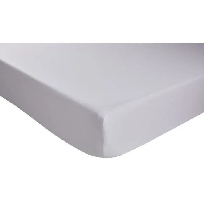 Dodo Drap Housse Coton 90x190 cm - Blanc - Coutil 32 cm - Antimicrobien 57 fils Dodo Drap Housse Coton 90x190 cm - Blanc - Coutil 32 cm - Antimicrobien 57 fils