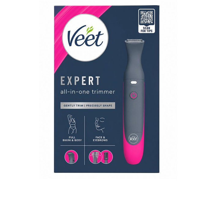 Veet Tondeuse électrique experte pour bikini, visage et corps, 5 unités Veet Tondeuse électrique experte pour bikini, visage et corps, 5 unités