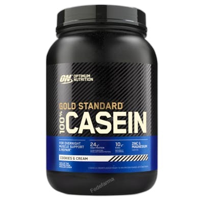 Optimum Nutrition 100% Gold Standard Casein - Protéine de caséine pour la nuit, saveur Cookies & Cream, 2 kg Optimum Nutrition 100% Gold Standard Casein - Protéine de caséine pour la nuit, saveur Cookies & Cream, 2 kg