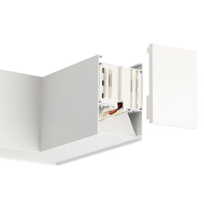 Connecteur en L pour Luminaires Linéaires 8W 100LM/W CCT Flicker Free Connecteur en L pour Luminaires Linéaires 8W 100LM/W CCT Flicker Free