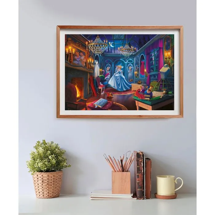 Clementoni Puzzle 500 Pièces Ever After - Princesses Disney, Cendrillon - Puzzle pour Adultes et Enfants, Collection