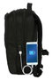 Safta Mochila - Sac à dos pour ordinateur portable 15,6 pouces Real Betis Balompie Premium, 30 x 43 x 16 cm, nylon 900D et PU, noir