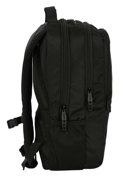Safta Mochila - Sac à dos pour ordinateur portable 15,6 pouces Real Betis Balompie Premium, 30 x 43 x 16 cm, nylon 900D et PU, noir