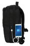 Safta Mochila - Sac à dos pour ordinateur portable 15,6 pouces Real Betis Balompie Premium, 30 x 43 x 16 cm, nylon 900D et PU, noir