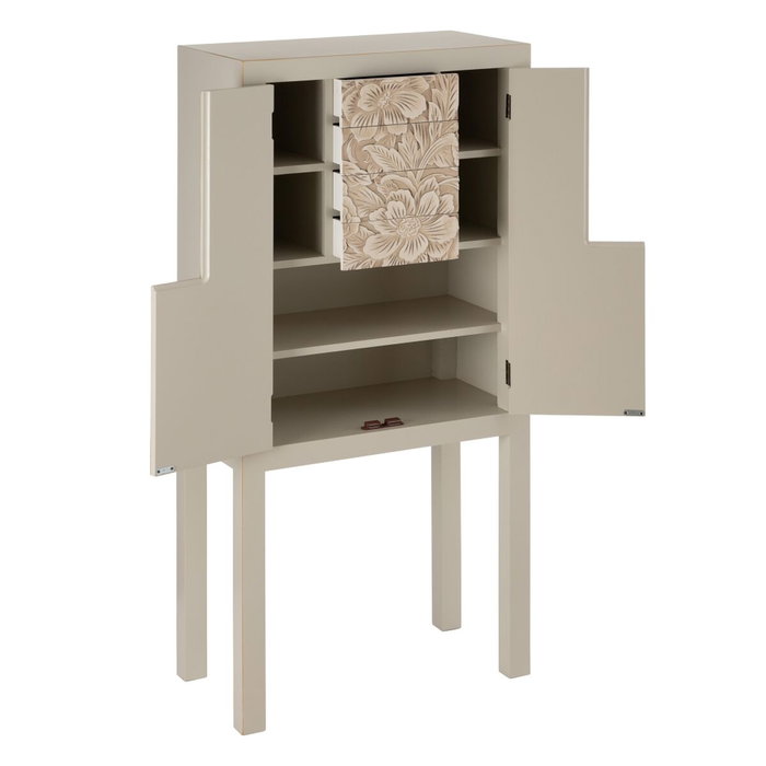 BigBuy Home Garde-robe ORIENTAL CHIC Taupe Bois MDF BigBuy Home Garde-robe ORIENTAL CHIC Taupe Bois MDF
