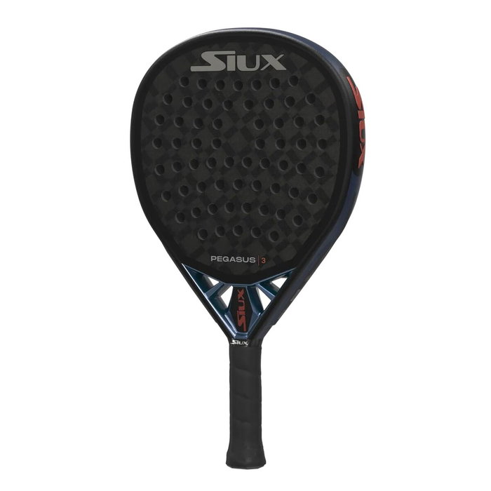Raquette de Padel Siux Pegasus 3 2025 Bleu Noir Fibre de Carbone Carbone