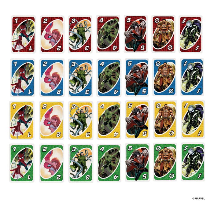 Mattel UNO Spiderman Marvel Mattel UNO Spiderman Marvel