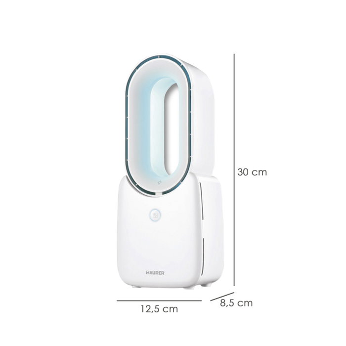 MAURER Ventilateur de table sans pales avec batterie rechargeable