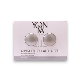YonKa - Kit d'échantillons Set Alpha - Lotion peeling + Fluide Alpha pour le visage - 1 ml chacun