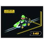 CARRERA Coche Luigi Mario Kart 8, Échelle 1:43