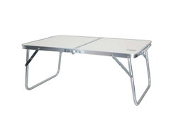 Colorbaby Table de Camping Pliable Blanche en Aluminium