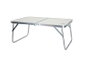 Color Baby - Table de camping pliable en aluminium blanc 60 x 40 x 25 cm, 3 ans+