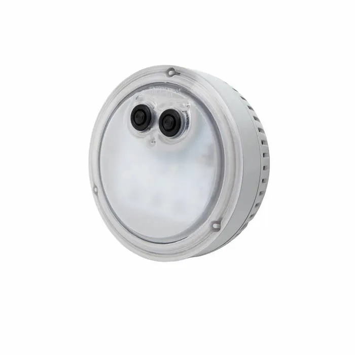 Intex 28503 - Lampe LED multicolore pour spa à bulles, 5 couleurs, 2 modes d'éclairage, alimentée par piles Intex 28503 - Lampe LED multicolore pour spa à bulles, 5 couleurs, 2 modes d'éclairage, alimentée par piles