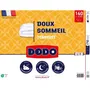 Dodo Doux Sommeil Couette tempérée 300 g/m² 140 x 200 cm Blanc - Fibre Volupt'Air, Enveloppe au polyester aux huiles essentielles d'arbre à thé