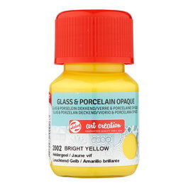 Talens Art Creation Peinture Verre & Porcelaine Jaune Brillant Opaque 30 ml