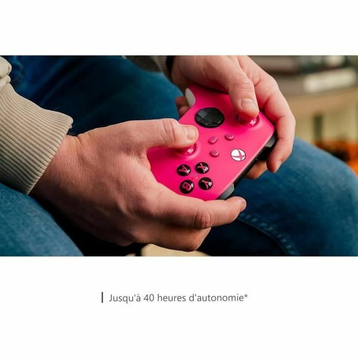Microsoft Manette sans fil Xbox - Rose et blanc
