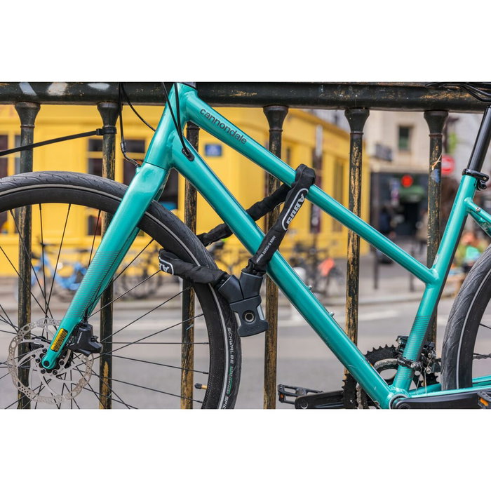 ABUS YARDO BK Antivol à chaîne avec capteur d'empreintes digitales, 85 cm ABUS YARDO BK Antivol à chaîne avec capteur d'empreintes digitales, 85 cm