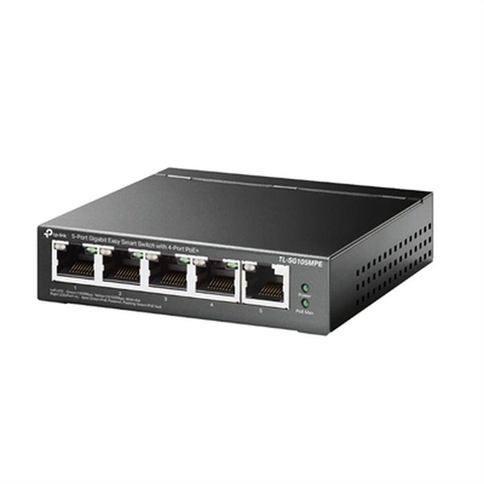 TP-Link TL-SG105MPE Switch Gigabit 5 ports avec 4 ports PoE+ TP-Link TL-SG105MPE Switch Gigabit 5 ports avec 4 ports PoE+