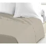 Lovely Home Drap plat Beige Clair 180 x 190 cm en coton 100 %