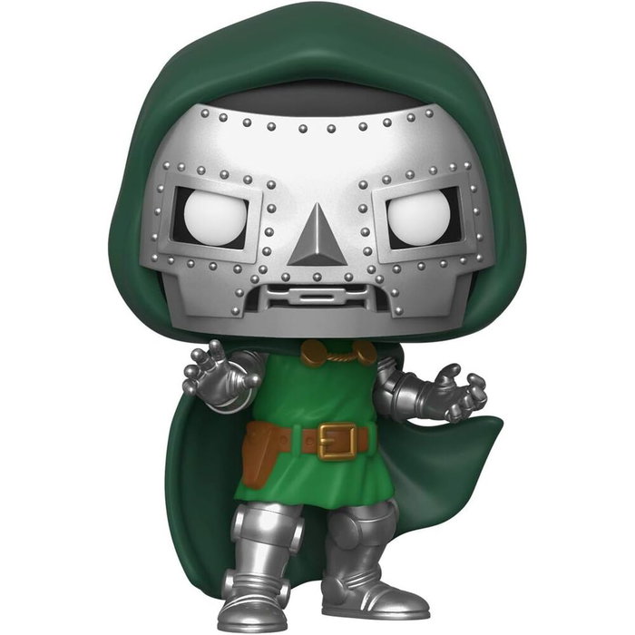Funko Pop Marvel - Los 4 Fantasticos Doctor Doom - Figurine en Vinyle de 9 cm avec Boîte Cadeau