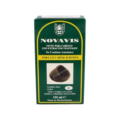 Novavis Tinte vegetal 5C Castaño Claro Ceniza