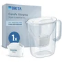 Brita Style Essential XL - Carafe filtrante blanche 3,6 L (eau filtrée 2,3 L) avec 1 filtre MAXTRA PRO PURE PERFORMANCE - Pour eau pure et savoureuse