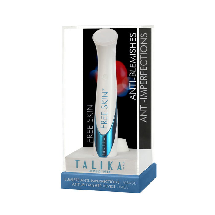 Talika FREE SKIN Appareil cosmétique anti-imperfections à luminothérapie bleue et rouge 440 nm 630 nm pour peau acnéique Talika FREE SKIN Appareil cosmétique anti-imperfections à luminothérapie bleue et rouge 440 nm 630 nm pour peau acnéique
