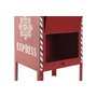 DKD Home Decor Boîte aux lettres de Noël Jaune Blanc Noir Rouge