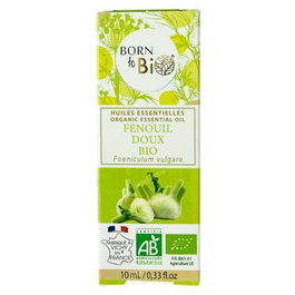 BORN TO BIO Huile essentielle organique de fenouil doux 10 ml