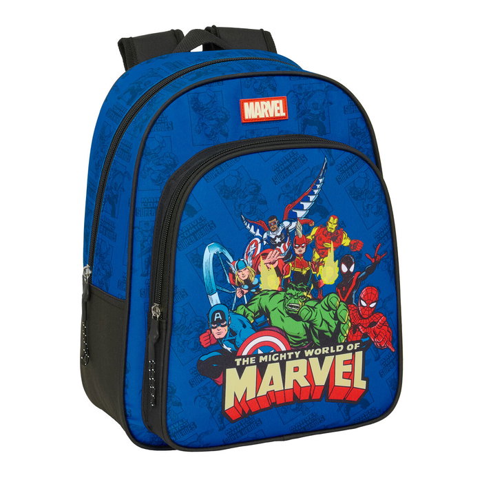 Cartable The Avengers Bleu Noir 27 x 33 x 10 cm Cartable The Avengers Bleu Noir 27 x 33 x 10 cm