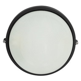Aplique de paroi de jardin noir E27 IP44