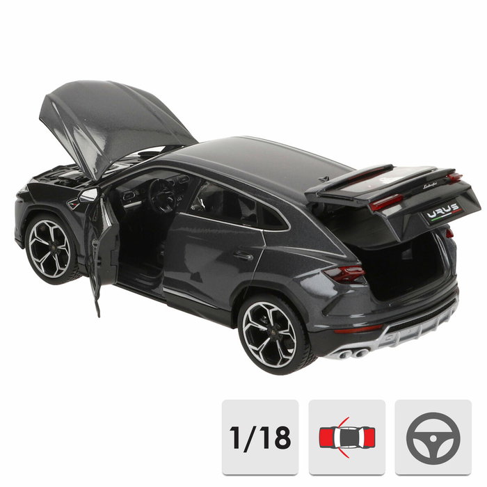 Burago Lamborghini Urus Gris Échelle 1:18 Burago Lamborghini Urus Gris Échelle 1:18