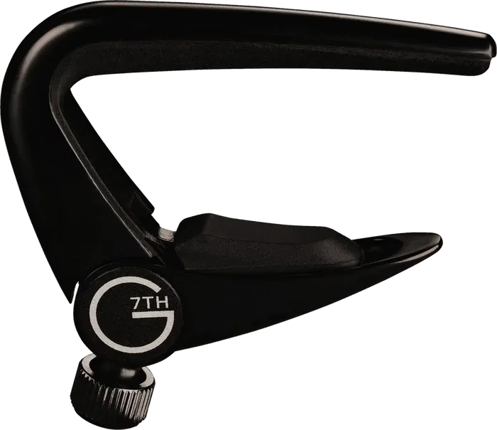 G7TH Cejilla Pour Guitare Acoustique 6 Cordes - Noir