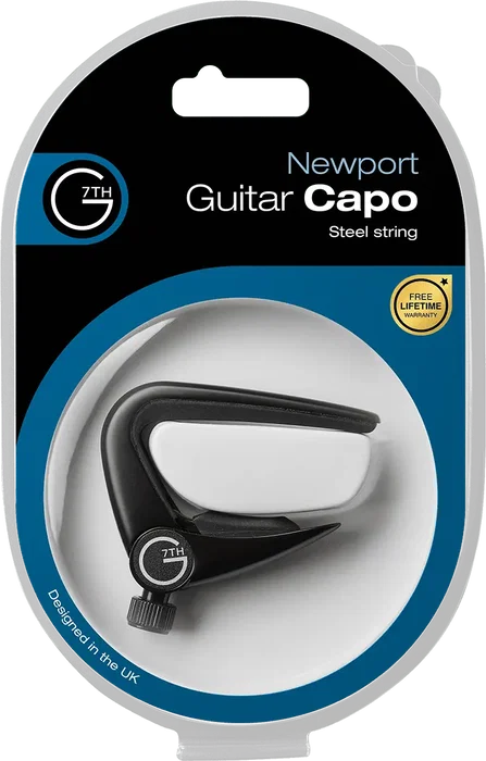 G7TH Cejilla Pour Guitare Acoustique 6 Cordes - Noir