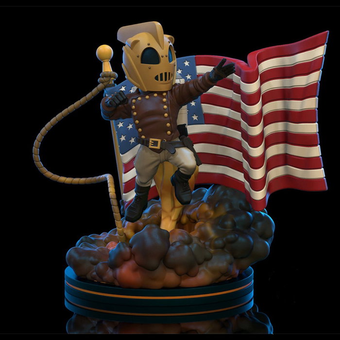 Quantum Mechanix Figurine The Rocketeer Disney Quantum Mechanix Figurine The Rocketeer Disney