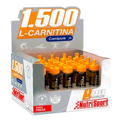 NUTRISPORT L CARNITINA 1500 FRAISE 20amp NUTRISPORT L CARNITINA 1500 FRAISE 20amp